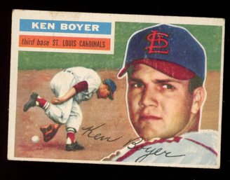 1956 Topps Baseball #14 KEN BOYER
