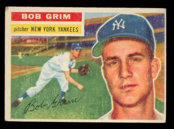 1956 Topps Baseball #52 BOB GRIM