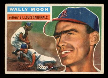 1956 Topps Baseball #55 WALLY MOON