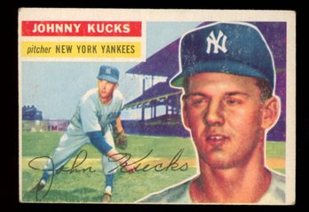 1956 Topps Baseball #88 Johnny Kucks RC