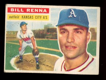 1956 Topps Baseball #82 BILL RENNA