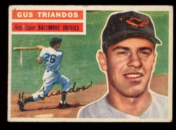 1956 Topps Baseball #80 GUS TRIANDOS