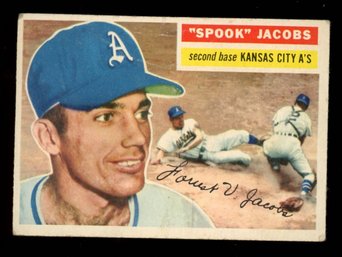 1956 Topps Baseball SPOOK JACOBS