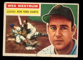 1956 Topps Baseball WES WESTRUM