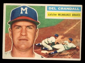 1956 Topps Baseball DEL CRANDALL