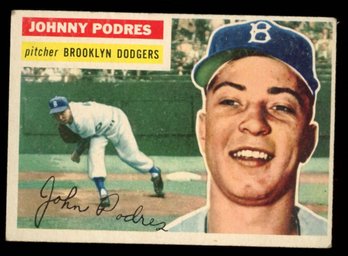 1956 Topps Baseball JOHNNY PODRES