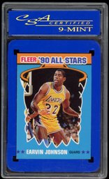 1990 Fleer Basketball Magic Johnson All-Star