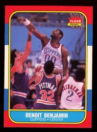 1986 Fleer Basketball Benoit Benjamin Rookie