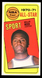 1970 Topps Basketball #110 Willis Reed All-star