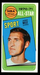 1970 Topps Basketball #107 Jerry West All-star