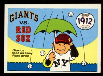 1970 Fleer Laughlin World Series 1912