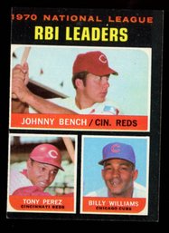 1971 TOPPS RBI LEADERS BENCH / PEREZ / WILLIAMS