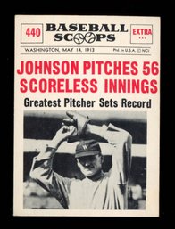 1961 NuCard Scoops #440 JOHNSON