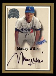 2000 FLEER GREATS MAURY WILLIS AUTO