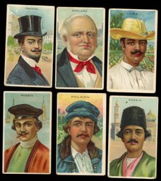 1910 T113 TYPES OF NATIONS CIGAR CARDS