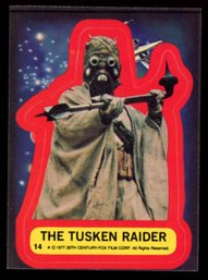 1977 STAR WARS STICKER TUSKEN RAIDER