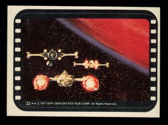 1977 STAR WARS STICKER Rebel X-Wing Fighters Y-Wing