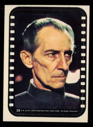 1977 STAR WARS STICKER Grand Moff Tarkin