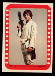 1977 STAR WARS STICKER LUKE SKYWALKER