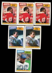 1987 TOPPS FOOTBALL ROOKIE LOT