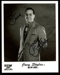 ECW JOEY STYLES AUTOGRAPHED PHOTO