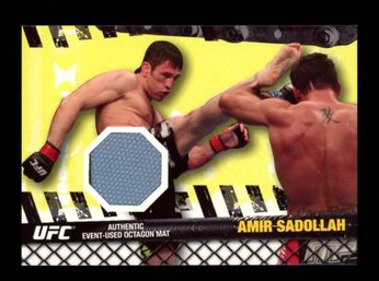 AMIR SADOLLAN 2010 UFC USED PATCH CARD