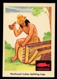 1959 FLEER INDIAN TRADING CARD #49 NORTHWEST