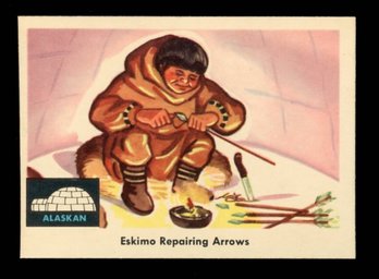 1959 FLEER INDIAN TRADING CARD #79 ALASKAN