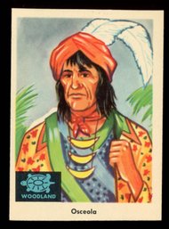 1959 FLEER INDIAN TRADING CARD #36 WOODLANDS