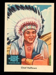 1959 FLEER INDIAN TRADING CARD #40 WOODLANDS