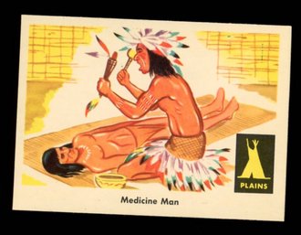 1959 FLEER INDIAN TRADING CARD #15 PLAINS