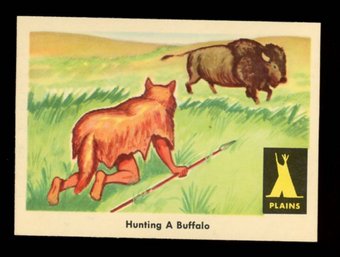 1959 FLEER INDIAN TRADING CARD #16 PLAINS