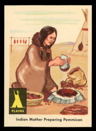 1959 FLEER INDIAN TRADING CARD #8 PLAINS