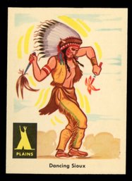 1959 FLEER INDIAN TRADING CARD #12 PLAINS