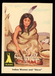 1959 FLEER INDIAN TRADING CARD #5 PLAINS