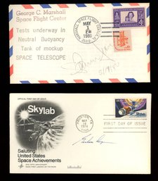 FIRST DAY ISSUE NASA ASTRONAUT AUTOGRAPHED ENVELOPES
