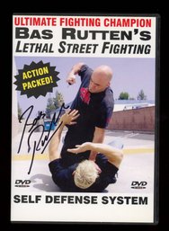 BAS RUTTENS LETHAL STREET FIGHTING AUTOGRAPHED DVD