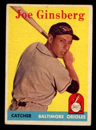 1958 TOPPS BASEBALL JOE GINSBERG