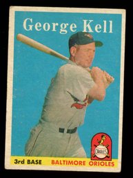 1958 TOPPS BASEBALL GEORGE KELL