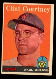 1958 TOPPS BASEBALL CLINT COURTNEY