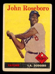 1958 TOPPS BASEBALL JOHN RODEBORO