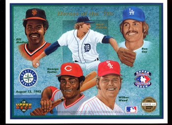 MLB BASEBALL HEROES OF THE 70'S 8X10'