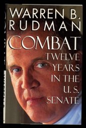 US SENATOR WARREN B. RUDMAN SIGNED BOOK