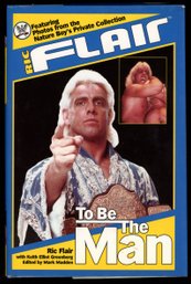 RICK FLAIR SIGNED BOOK 'TO BE THE MAN' WWF
