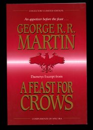 George R. R. Martin Signed 'a Feast For Crows'