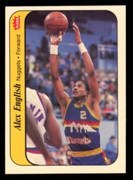 1986 FLEER BASKETBALL ALEX ENGLISH STICKER