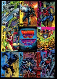 1994 Marvel Universe Uncut 9 Card Sheet Fleer