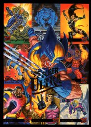 1995 FLEER ULTRA X-MEN JUMBO PROMO CARD