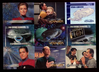 STAR TREK VOYAGER UNCUT PROMO CARDS