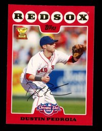 2008 TOPPS OPENING DAY DUSTIN PEDROIA ROOKIE
